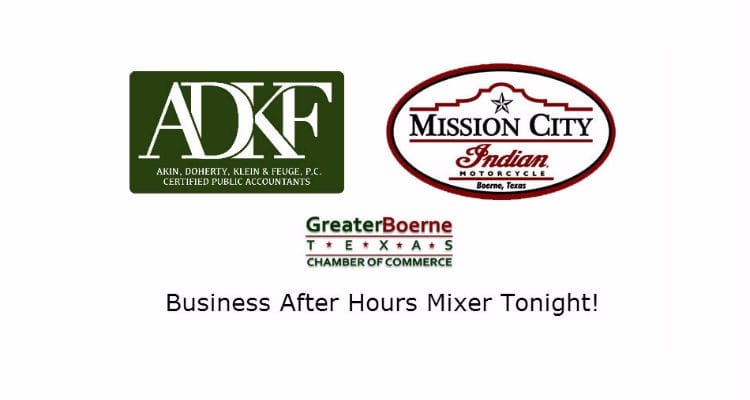 Business networking event announcement tonight