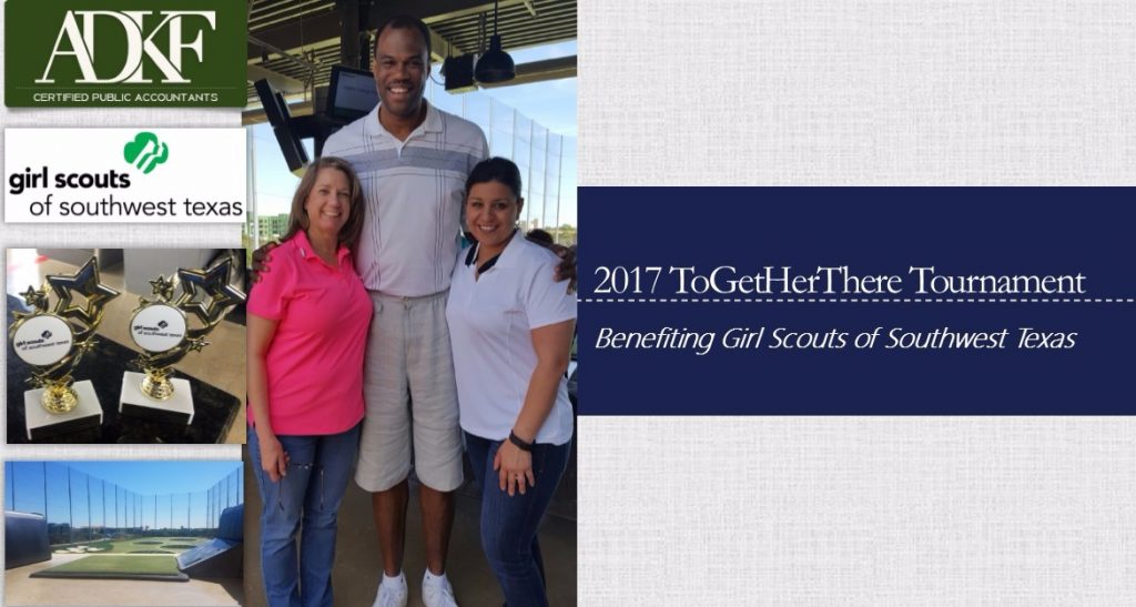 Golf tournament supporting Girl Scouts event