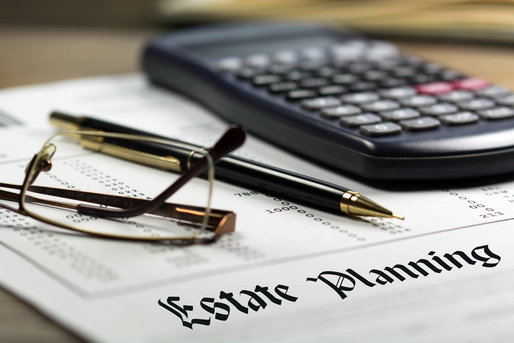 Calculator and documents for estate planning