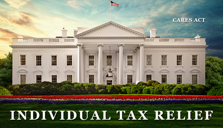 White House with tax relief message