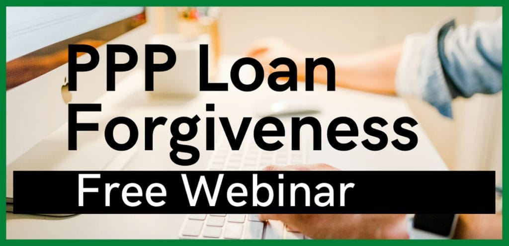 Webinar on PPP loan forgiveness