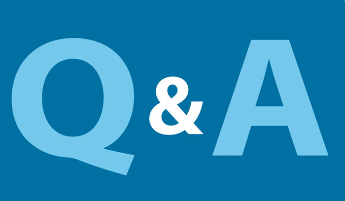 Text graphic for Q and A