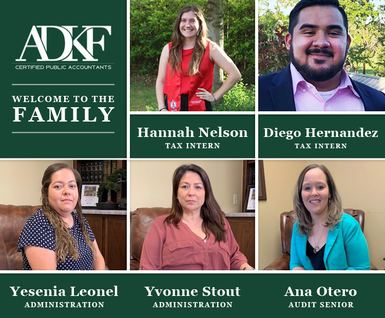 New team members at ADKF firm.