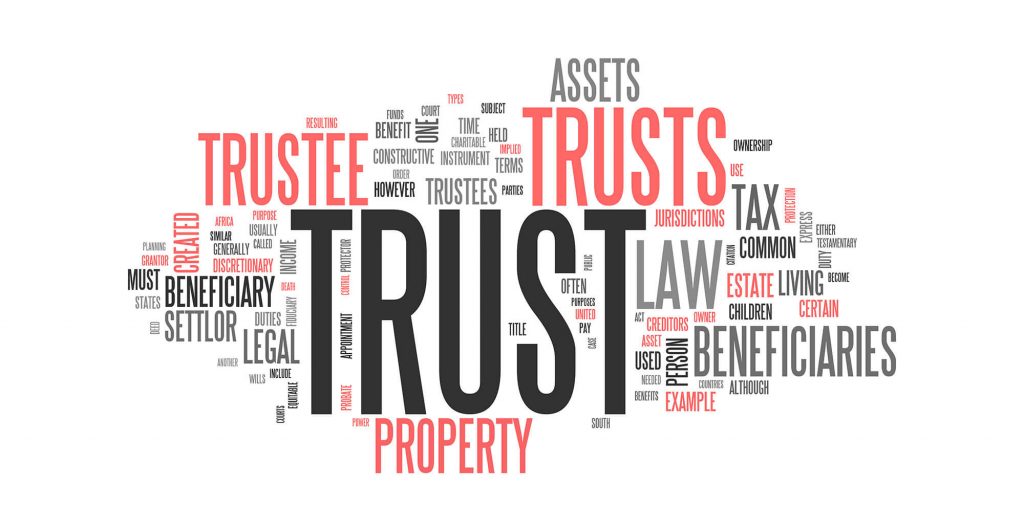 Words related to trusts and taxation