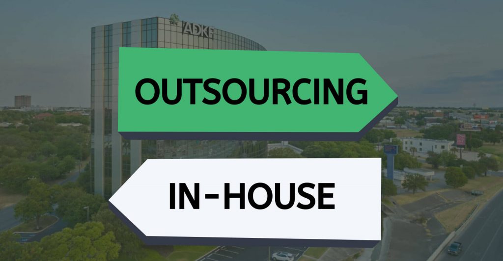 Outsourcing versus in-house decision making