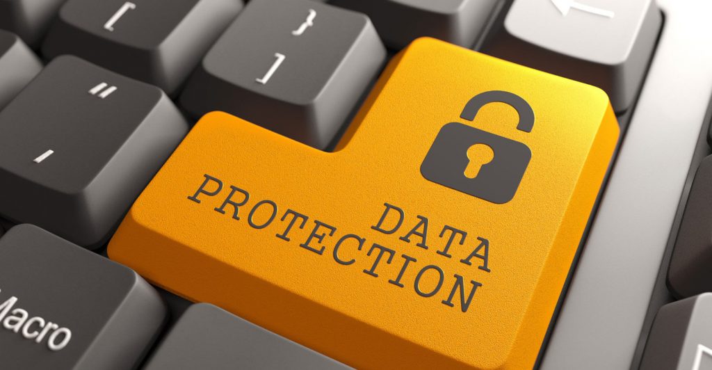 Keyboard key labeled Data Protection