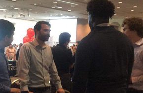 Group of people at an event.