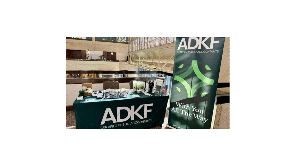 ADKF display booth setup